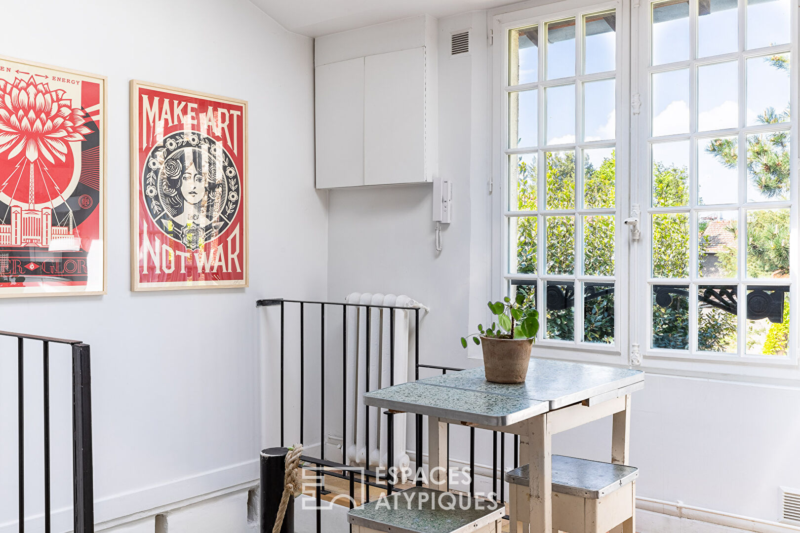 Bright loft in a former lemonade factory