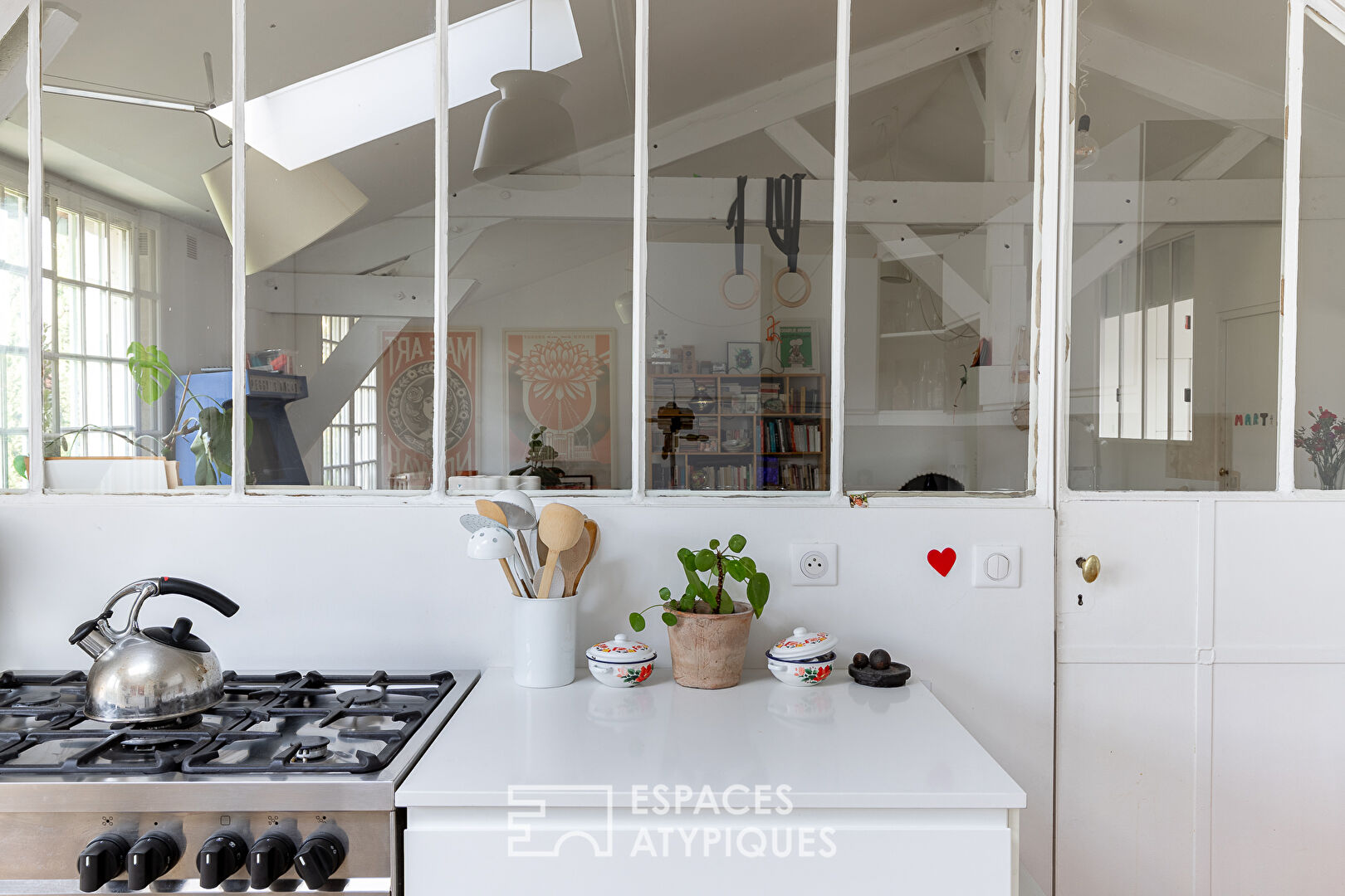 Bright loft in a former lemonade factory