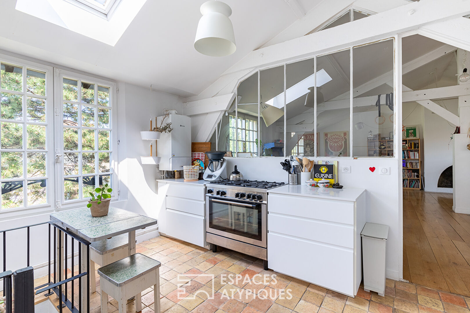 Bright loft in a former lemonade factory
