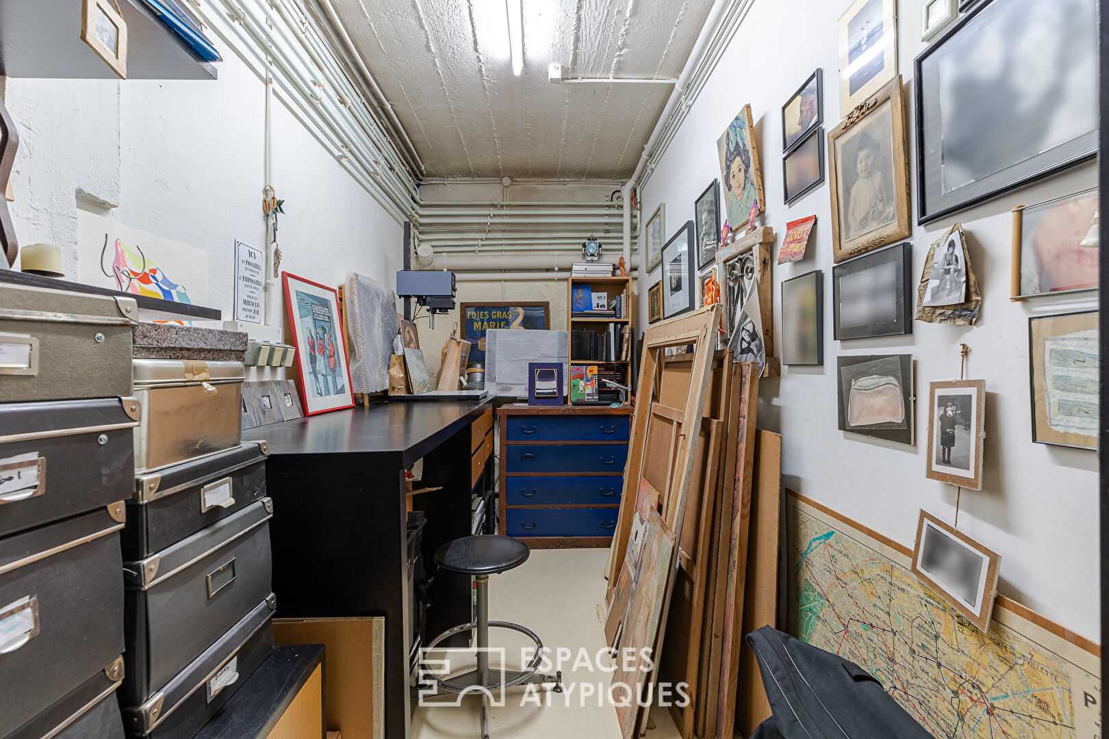 Alésia – Artist’s studio with glass roof and terrace