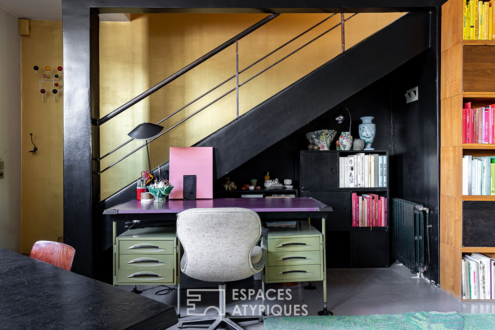 Loft en duplex avec deux terrasses dans une ancienne usine