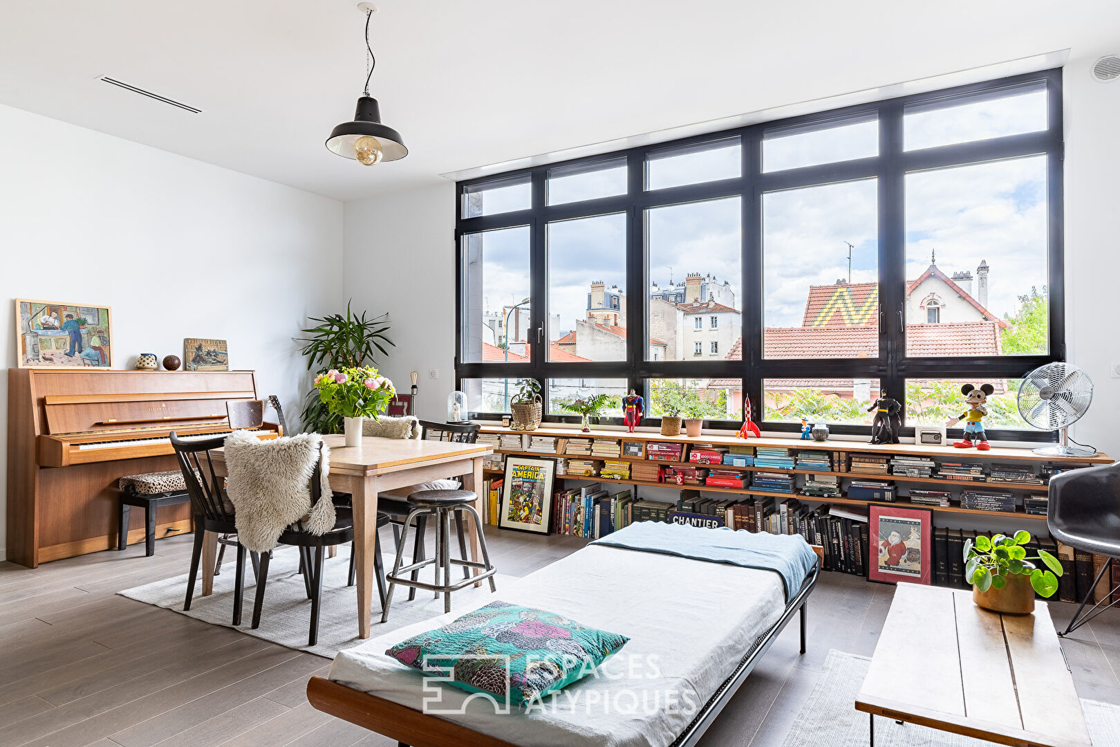 Loft contemporain avec toit-terrasse