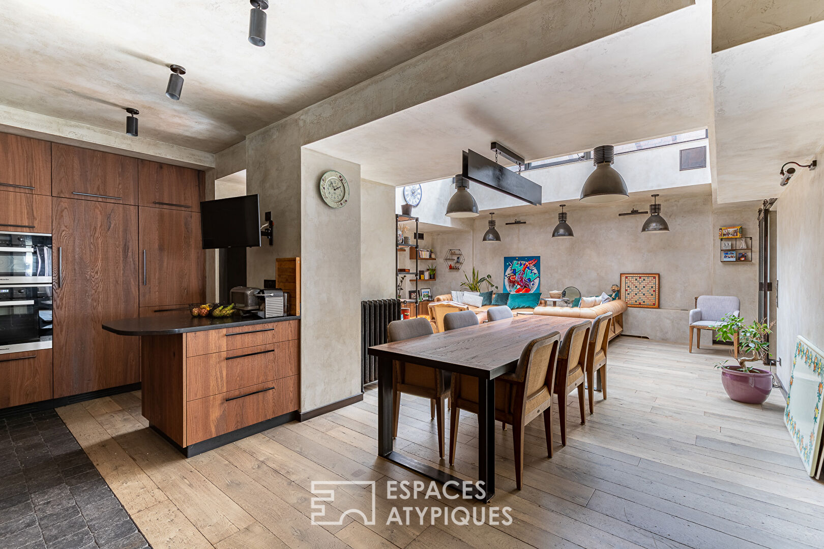 Architect’s loft near the Butte-aux-Cailles