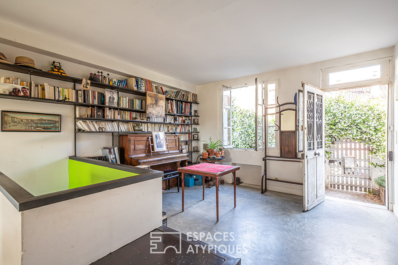 Maison avec jardin repensée par architecte