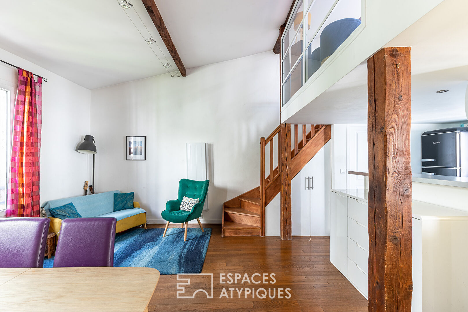 Top floor with mezzanine