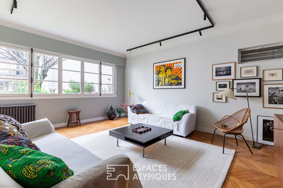 Appartement signé Mallet-Stevens au calme absolu