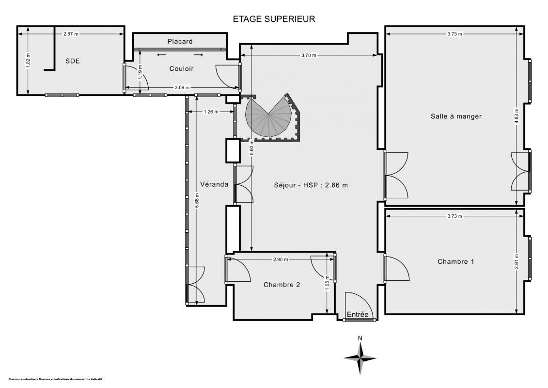 Inverted duplex with garden