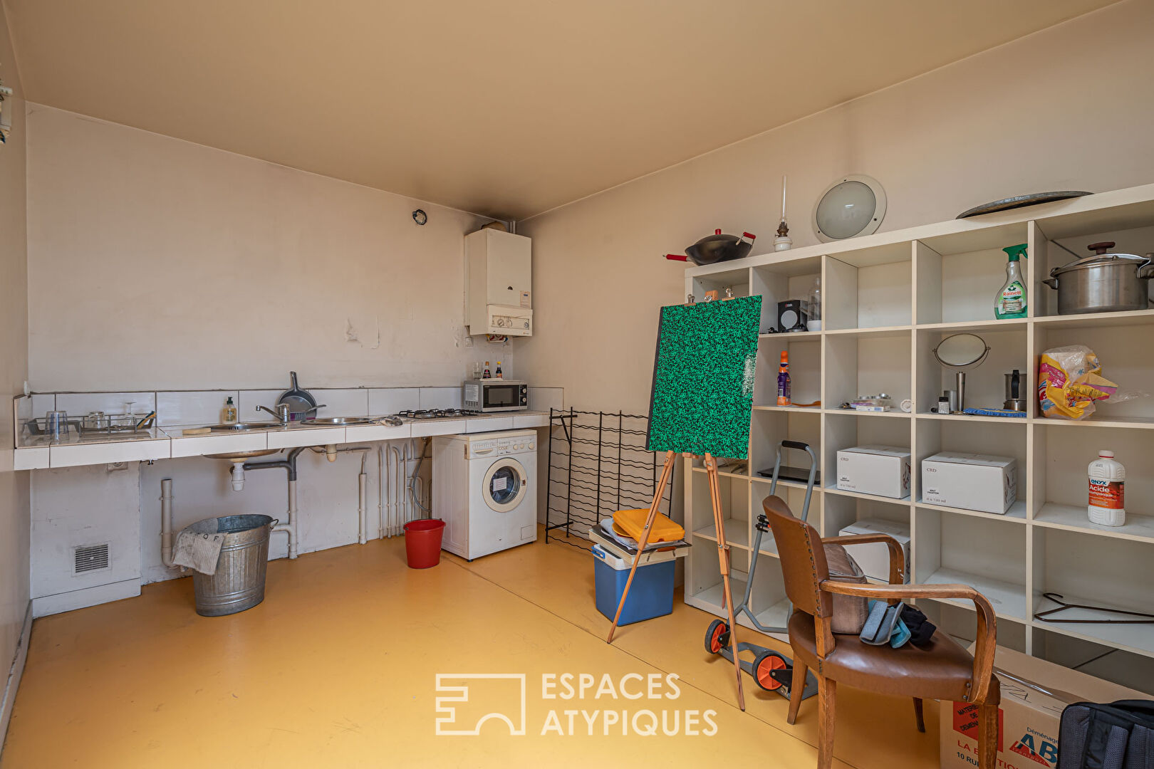 Ancien atelier avec toit terrasse