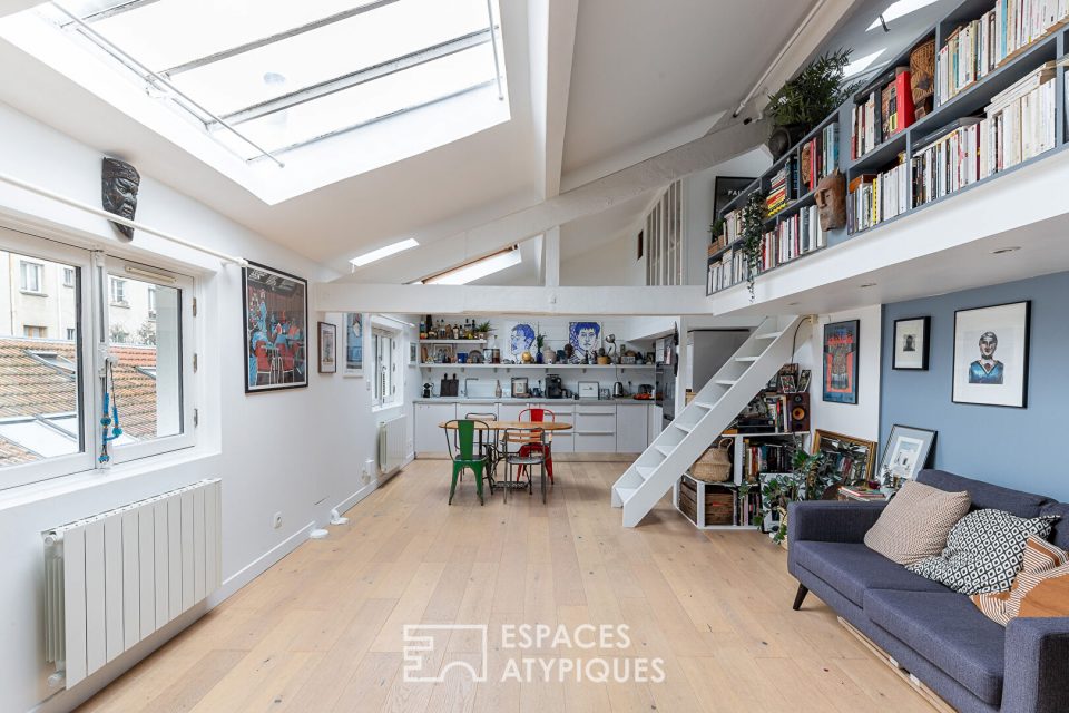 Atelier d'artiste dans une villa privée