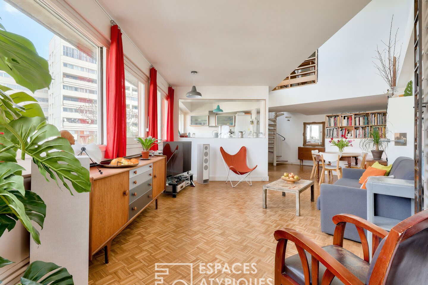 Duplex en dernier étage avec terrasses