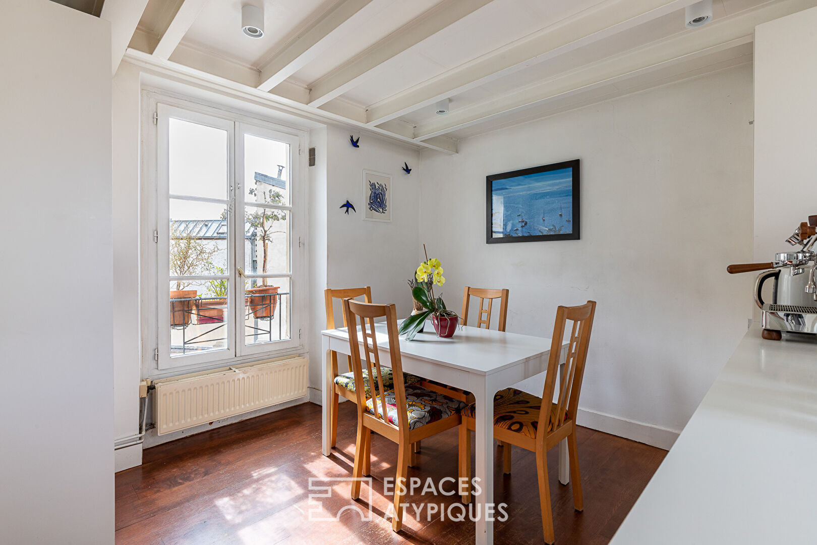 Duplex en dernier étage à la Butte-aux-Cailles