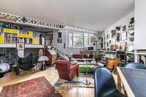 Appartement aux allures d’atelier d’artiste