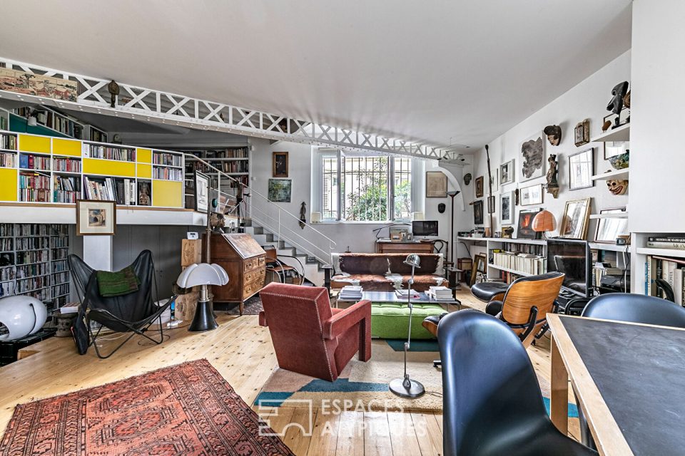 Appartement aux allures d'atelier d'artiste