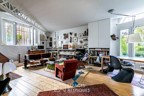 Appartement aux allures d’atelier d’artiste