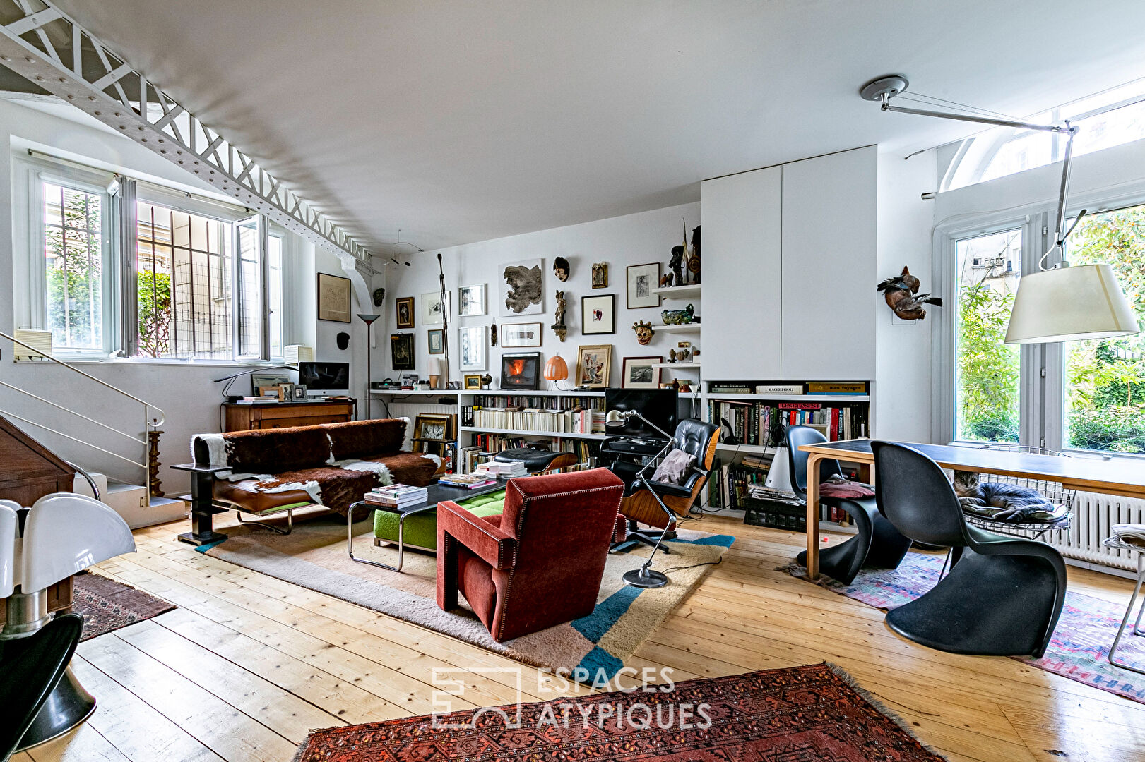 Appartement aux allures d’atelier d’artiste