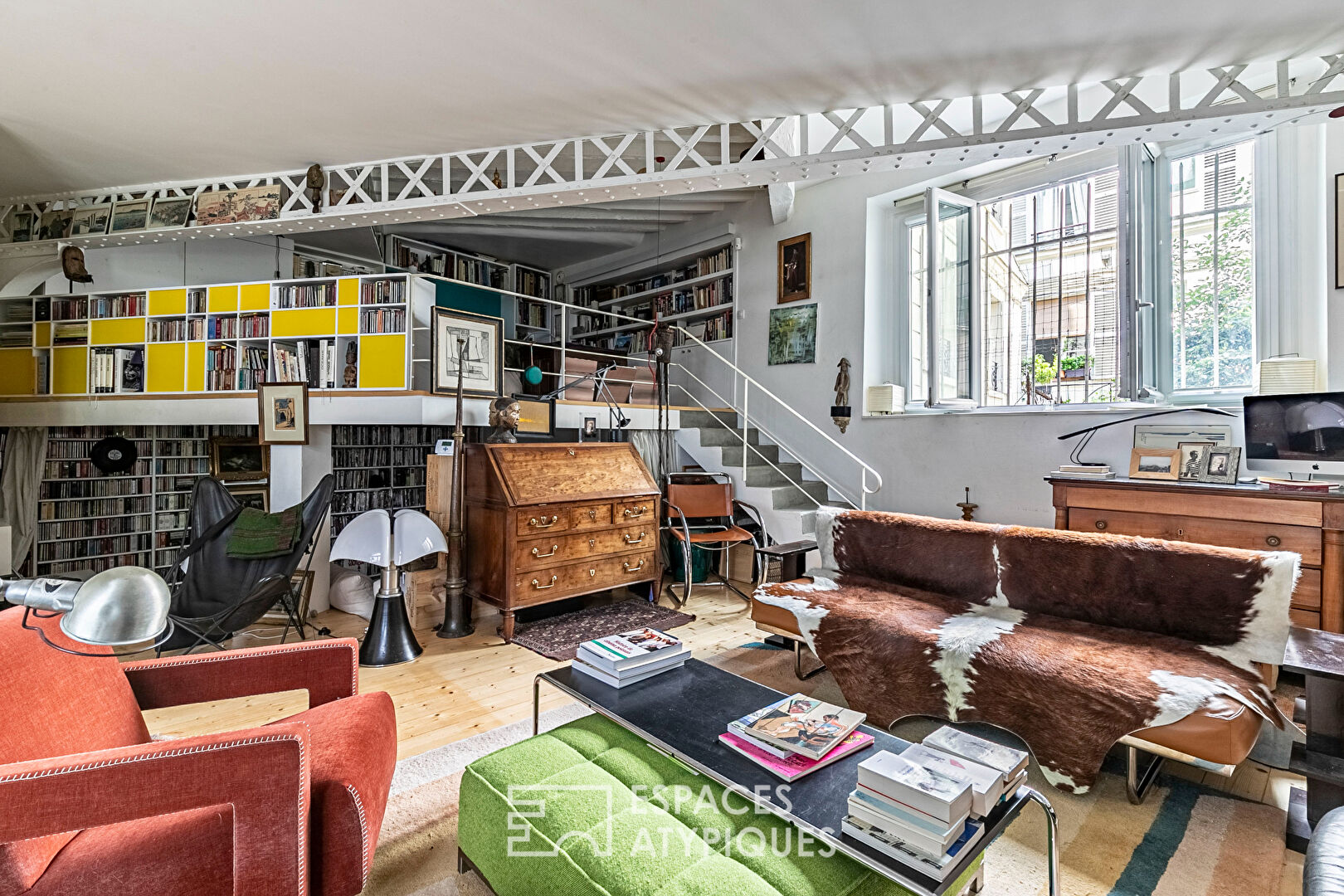 Appartement aux allures d’atelier d’artiste