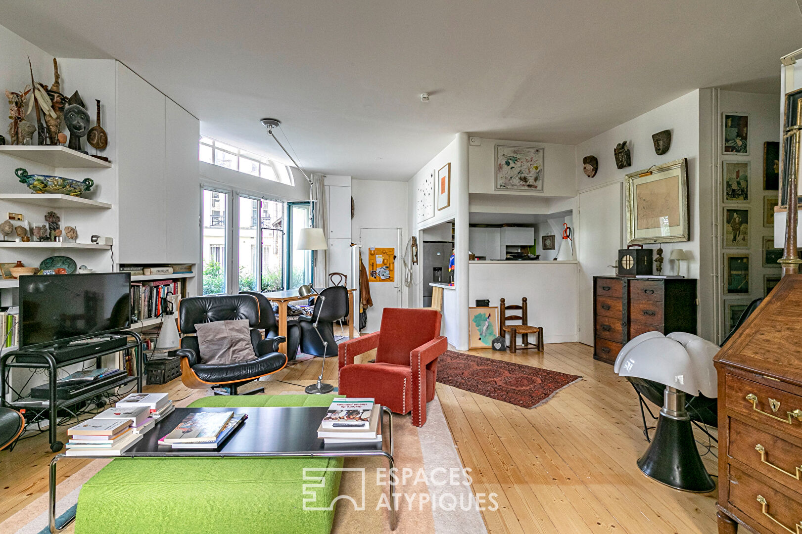 Appartement aux allures d’atelier d’artiste