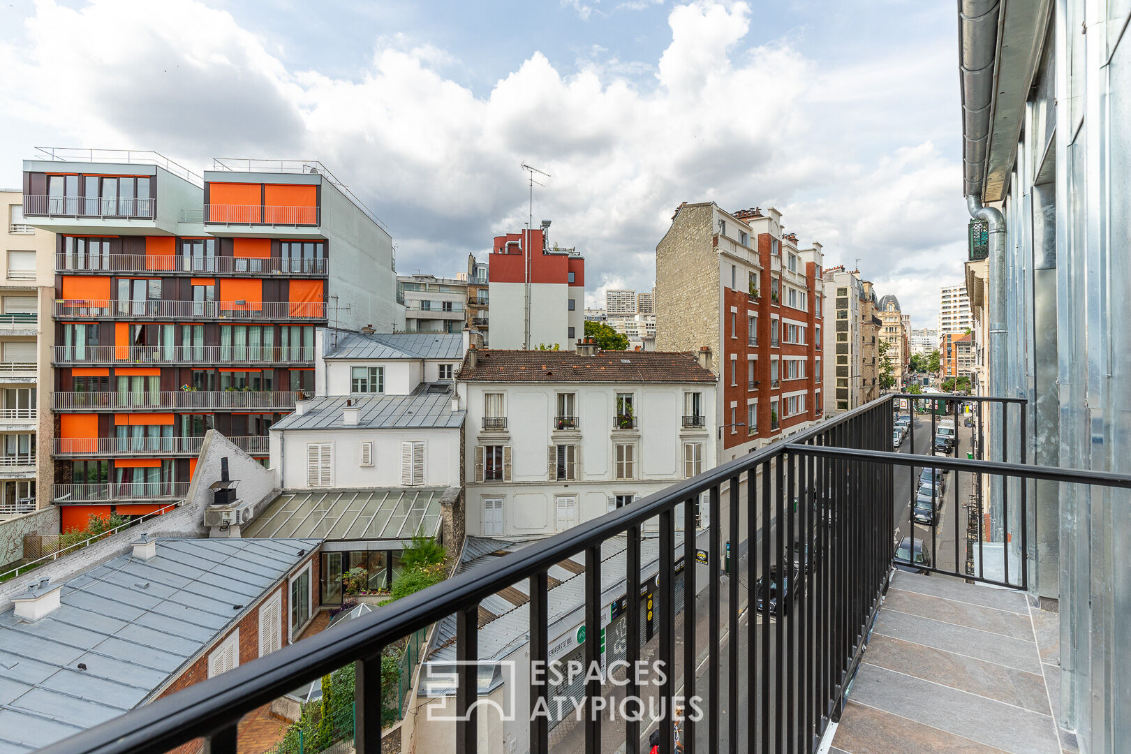 Duplex en dernier étage avec balcon