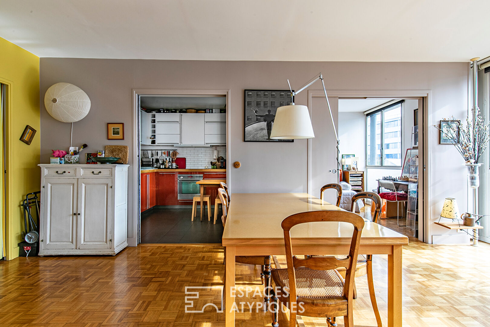 Apartment near Gobelins in an architect-designed building