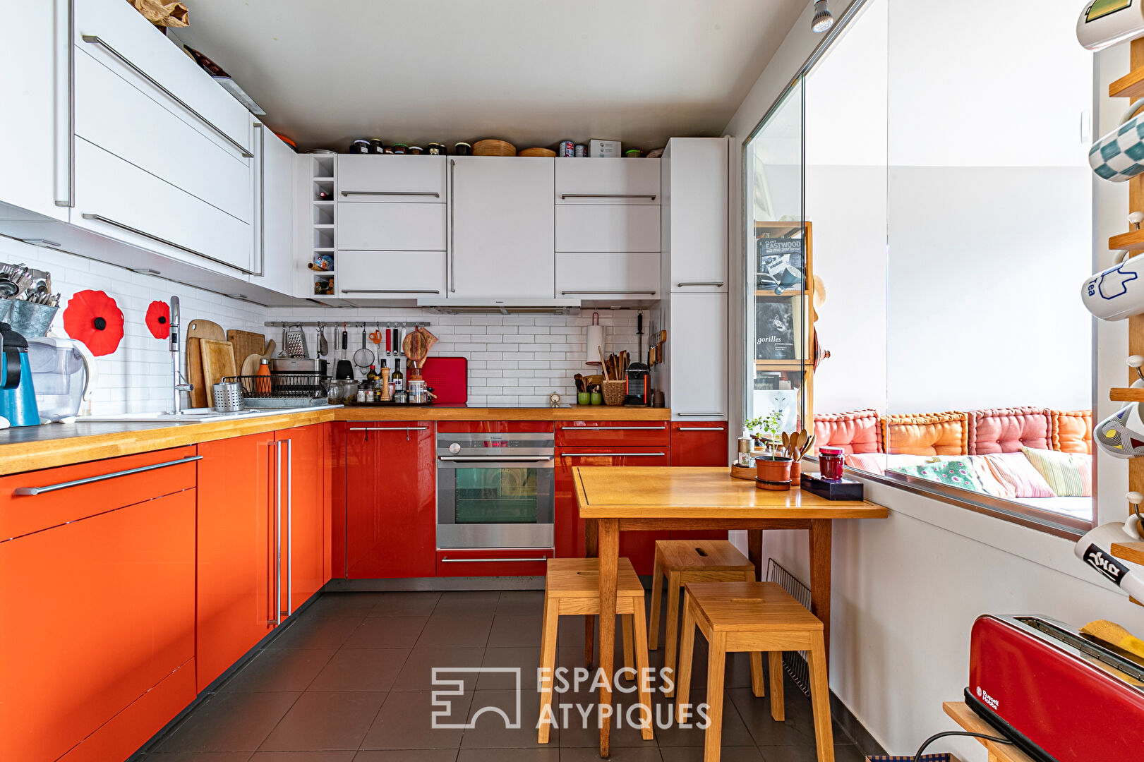 Apartment near Gobelins in an architect-designed building