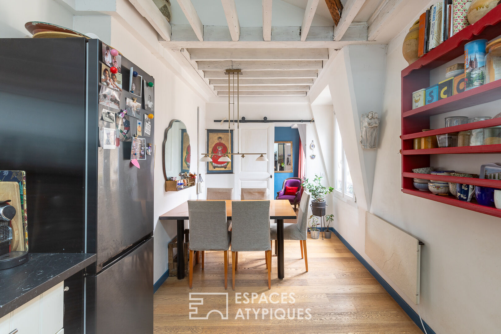 Top floor at the town hall of the 15th arrondissement – Vaugirard metro