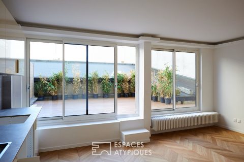 Tolbiac – Maison Blanche, Renovated apartment with large terrace