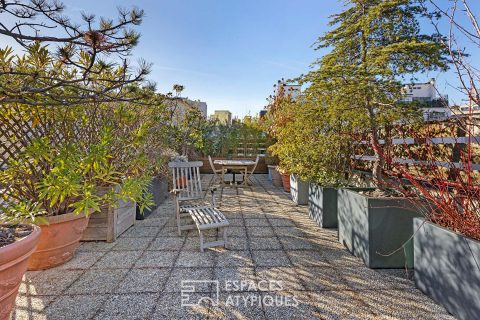 Penthouse with terrace near Parc Georges Brassens