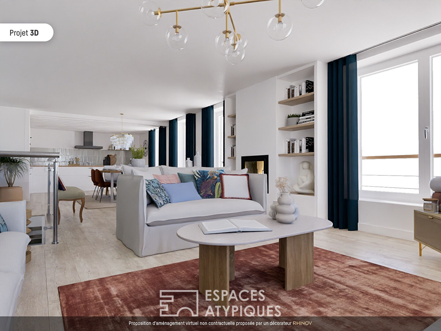 Gros-Caillou district, Invalides, duplex family apartment with garden