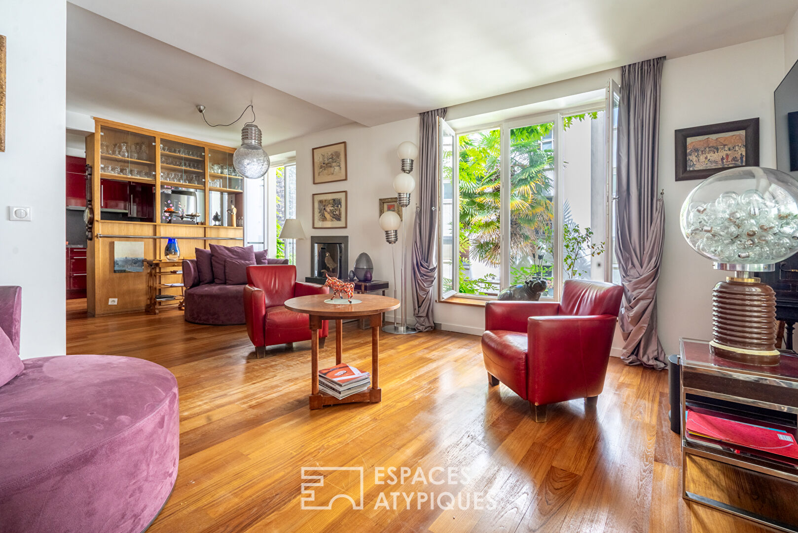 Gros-Caillou district, Invalides, duplex family apartment with garden