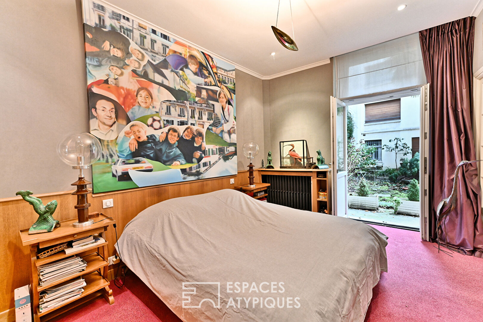 Gros-Caillou district, duplex family apartment overlooking garden