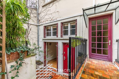 Duplex avec terrasse, parc Georges Brassens