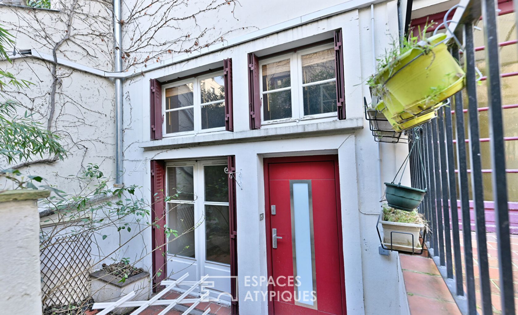 Duplex avec terrasse, parc Georges Brassens