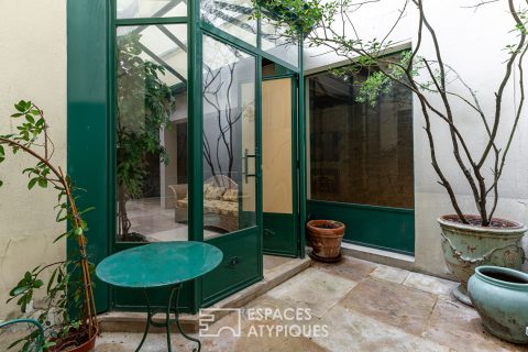 Triplex with glass roof and terrace near the Luxembourg Gardens