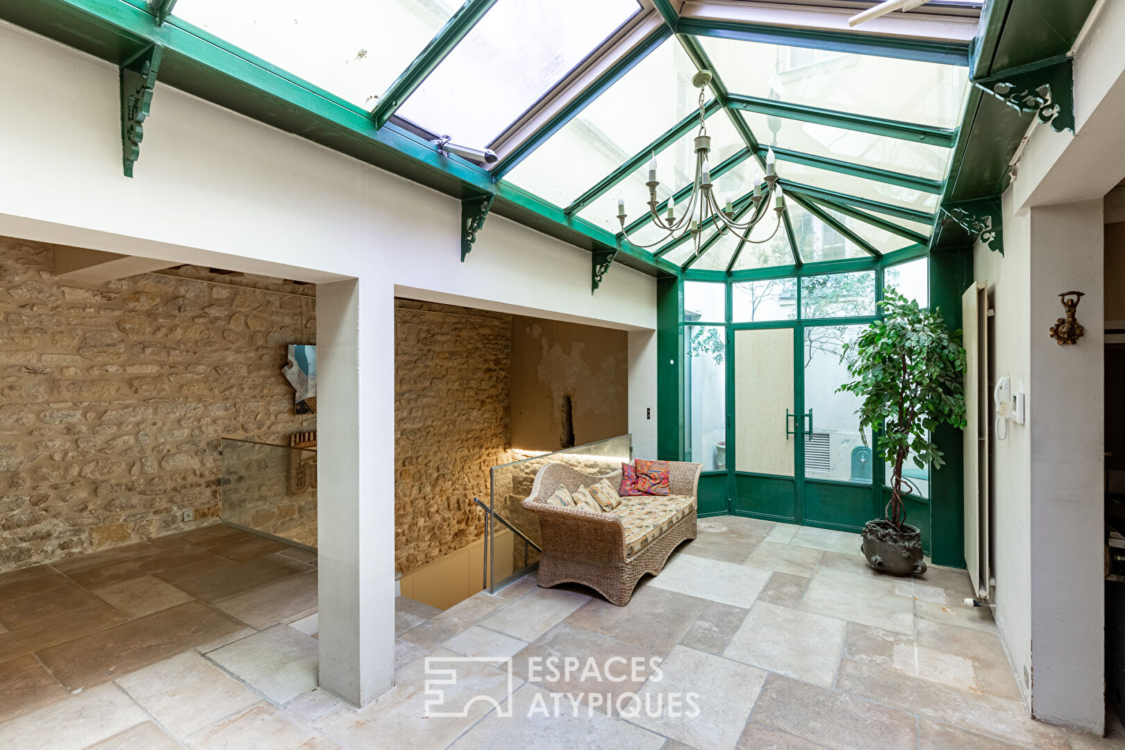 Triplex avec verrière et terrasse à proximité du  Jardin du Luxembourg