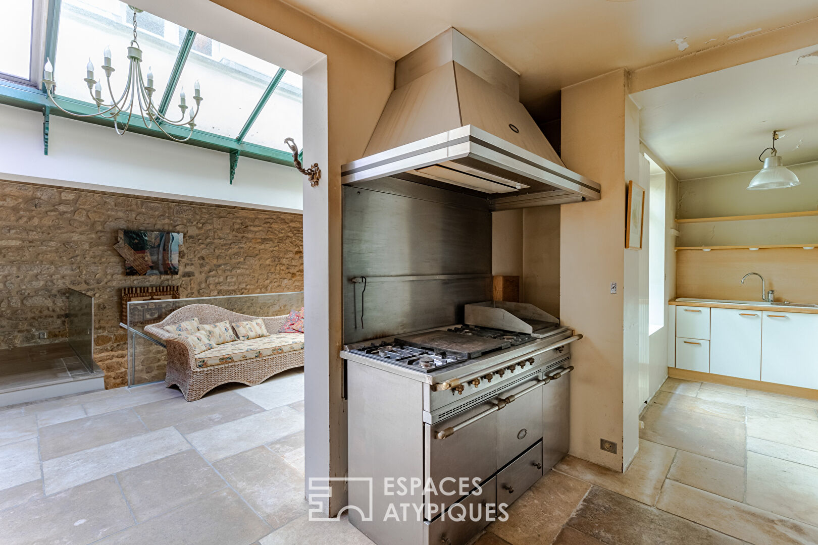 Triplex with glass roof and terrace near the Luxembourg Gardens