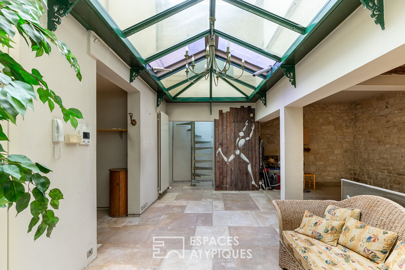 Triplex with glass roof and terrace near the Luxembourg Gardens