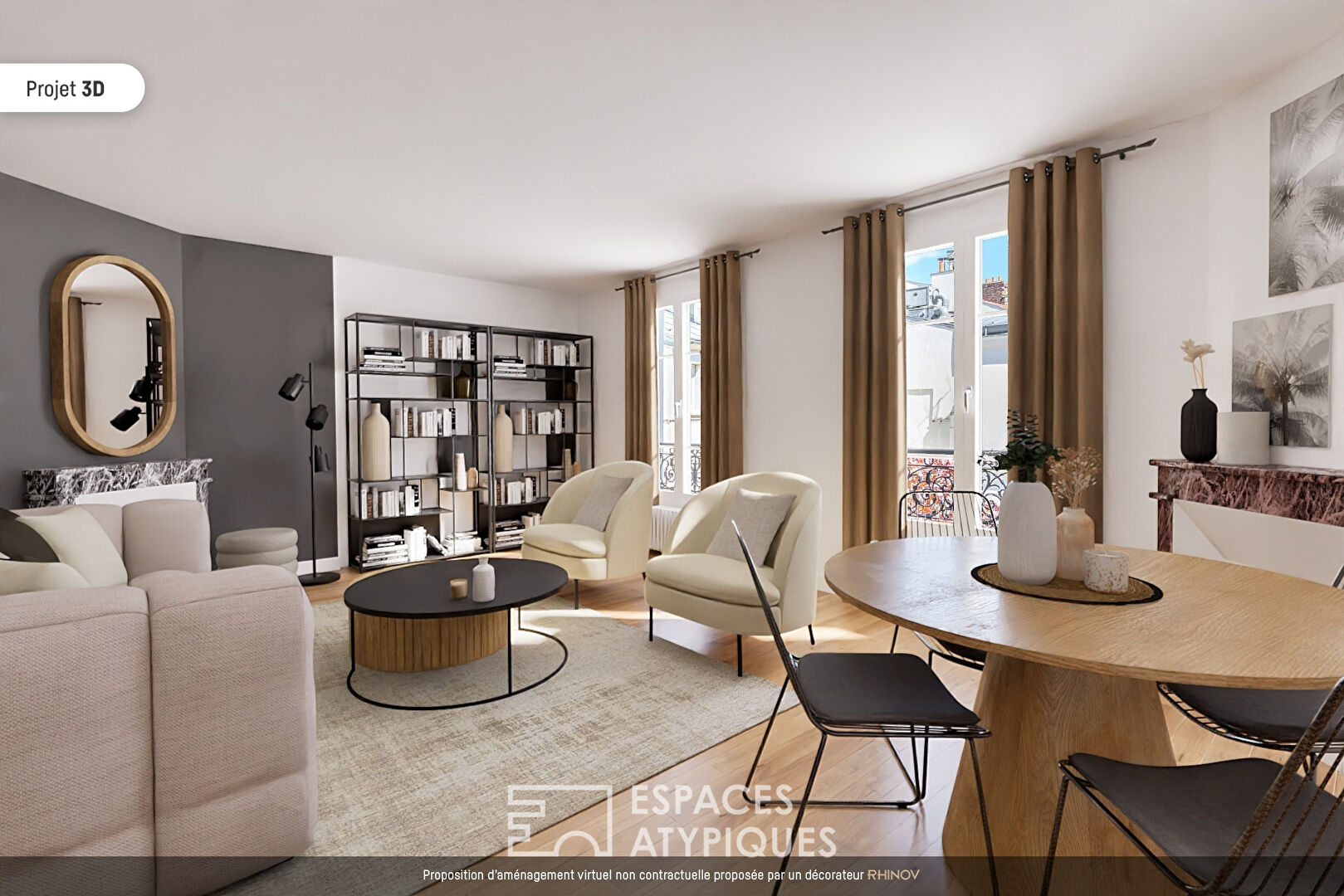 Top floor duplex to renovate