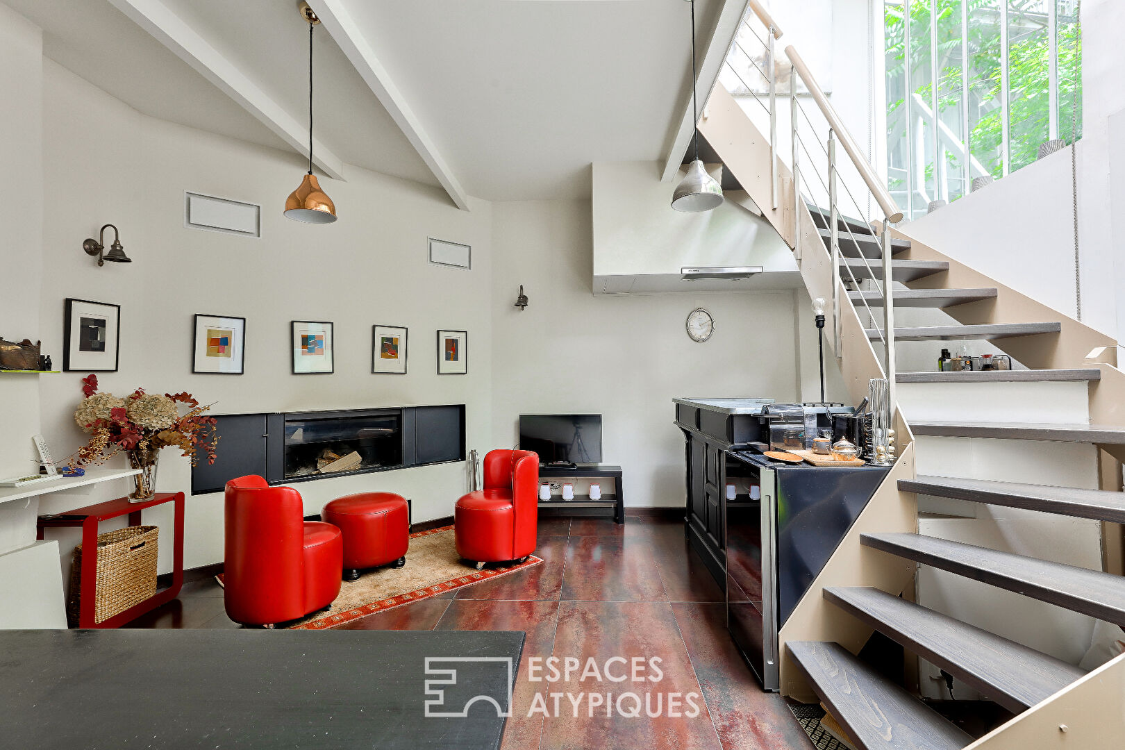 Quartier Montsouris, Atelier d’artistes en duplex