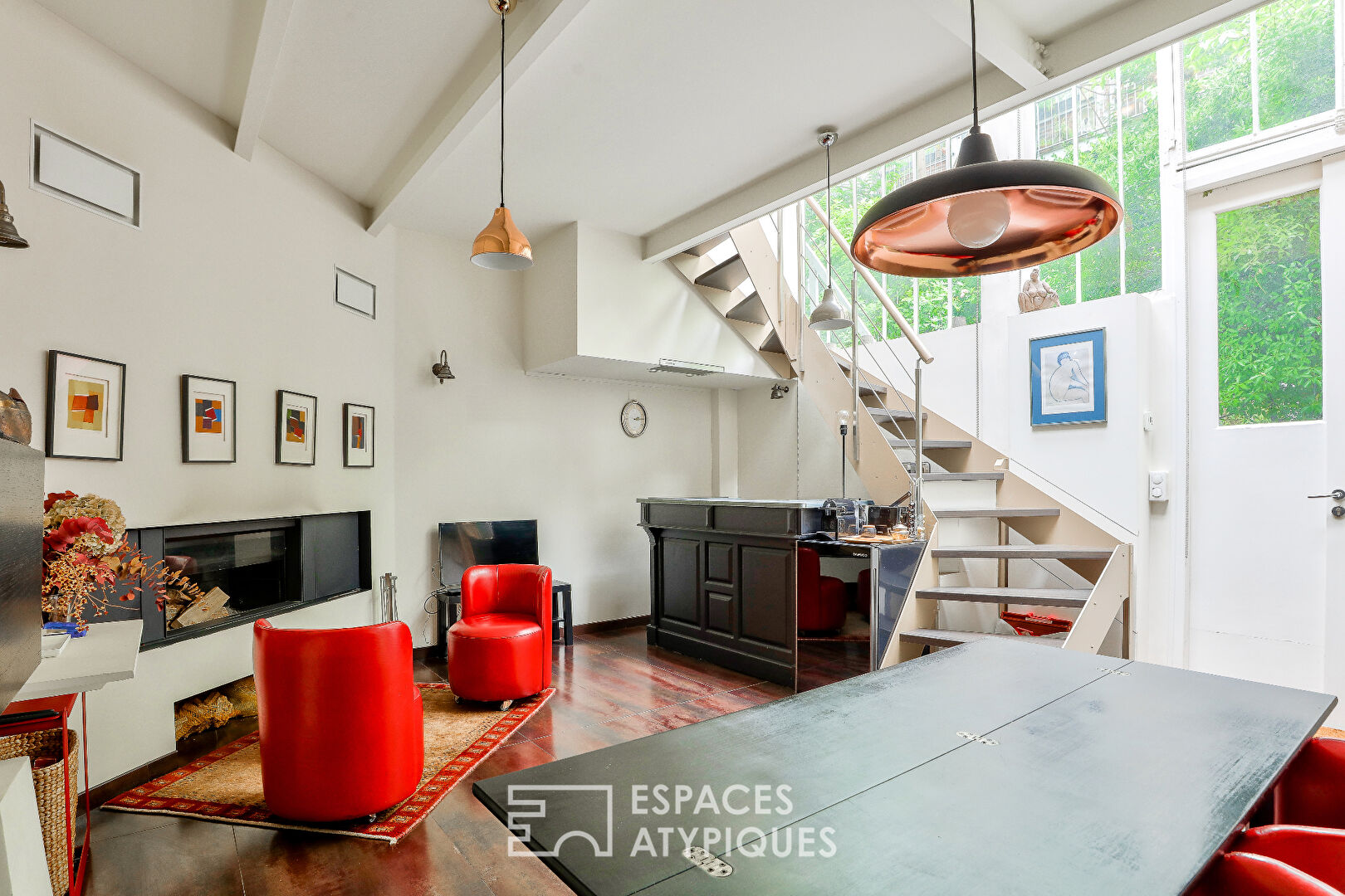 Quartier Montsouris, Atelier d’artistes en duplex