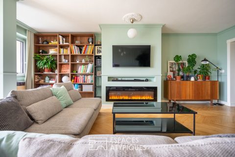 Architect’s apartment with balcony and panoramic view of Parc Montsouris