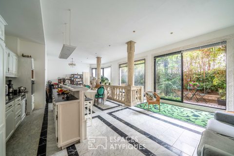 Loft reimagined in a neo-classical style
