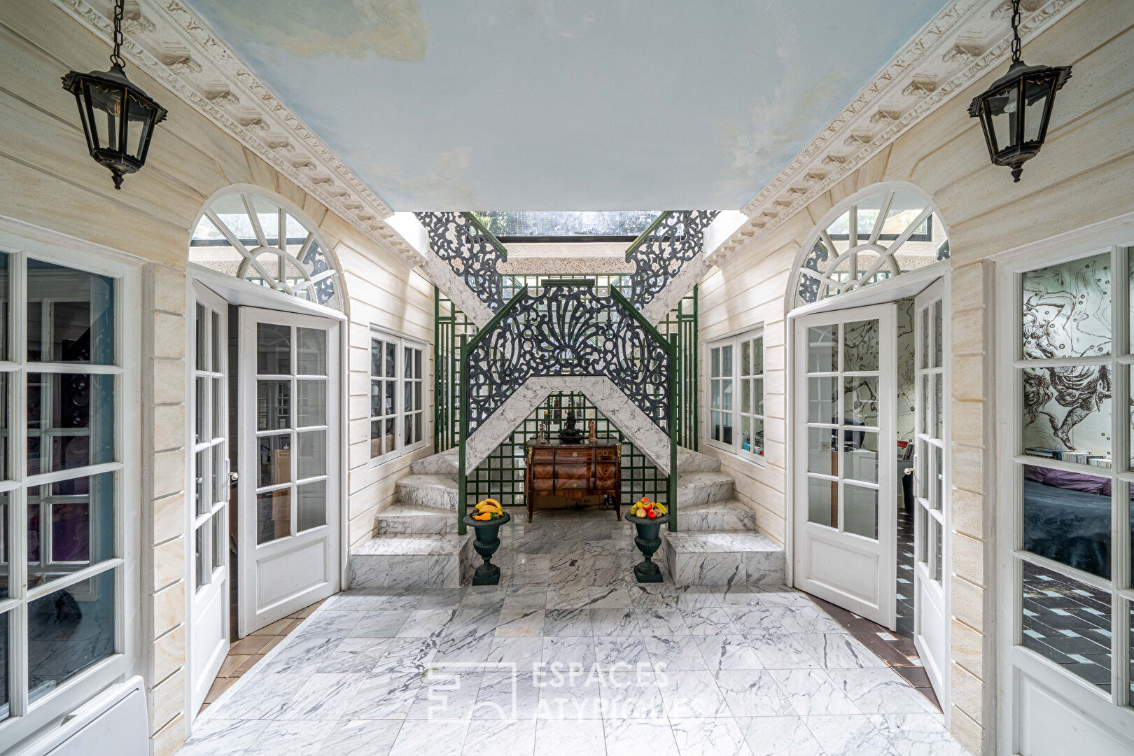 Loft reimagined in a neo-classical style