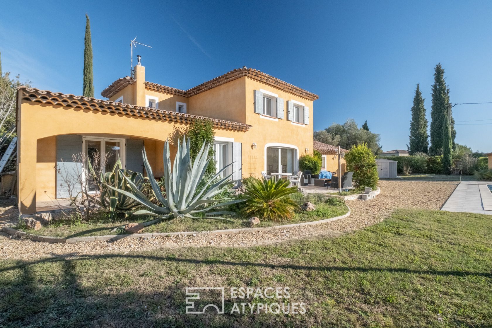 New house walking distance from the village