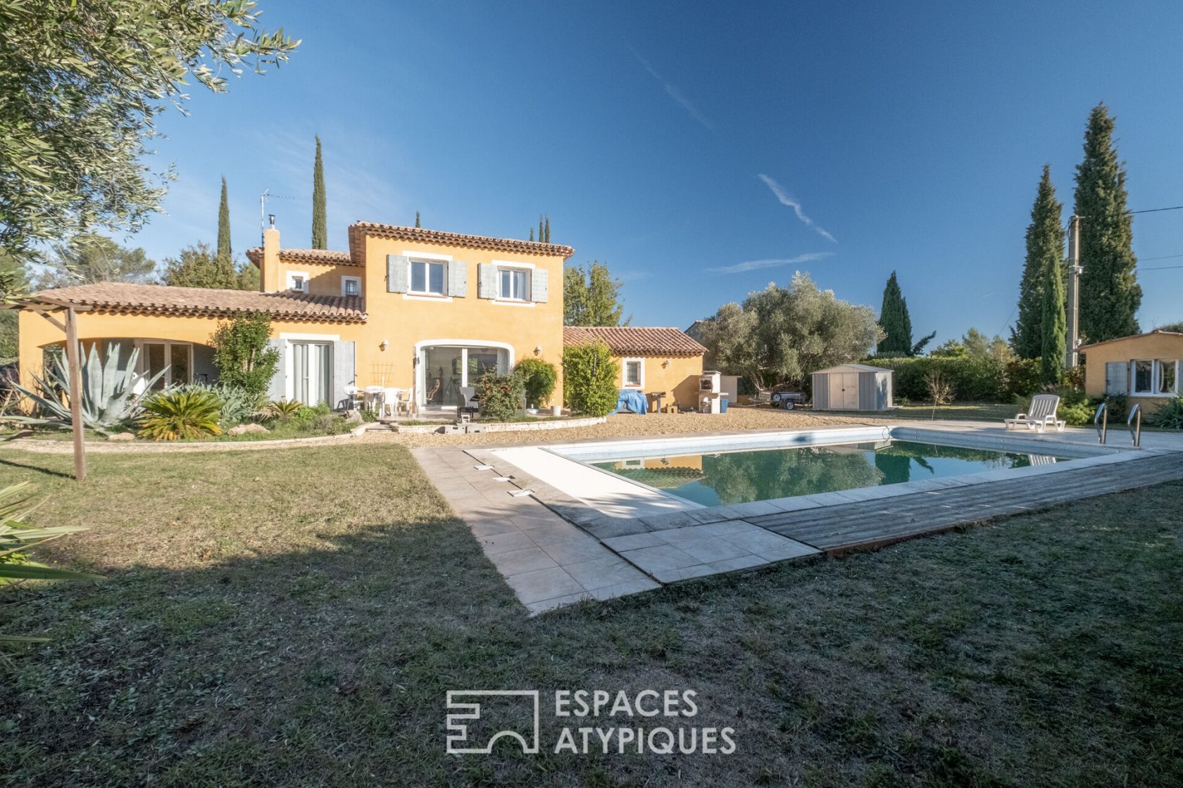 New house walking distance from the village