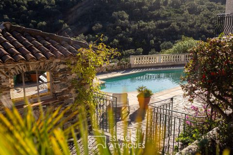 Maison provençale avec dépendances, piscine et pool house.