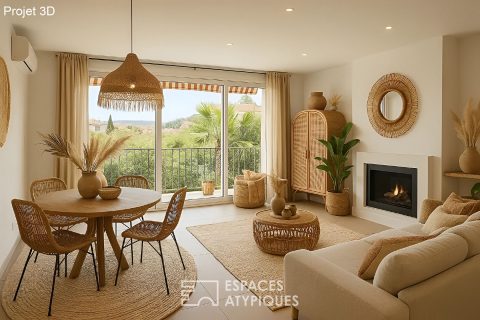 Appartement avec balcon et garage à proximité du centre ville