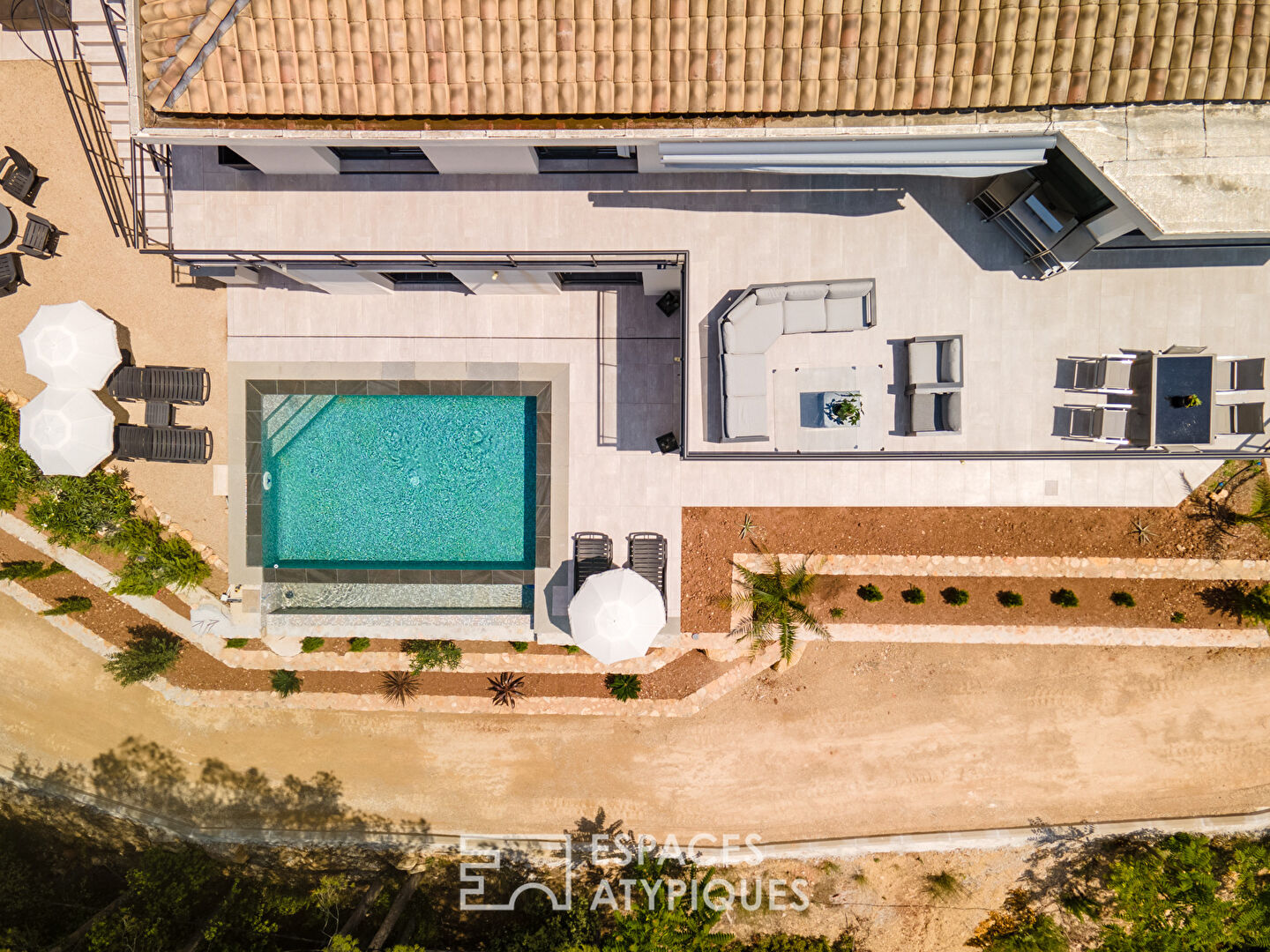 Contemporary architect villa with stunning views