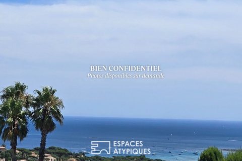 Villa contemporaine vue mer et golf