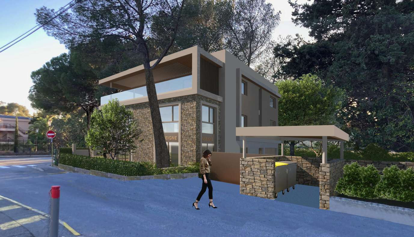 Appartement neuf toit terrasse avec vue mer