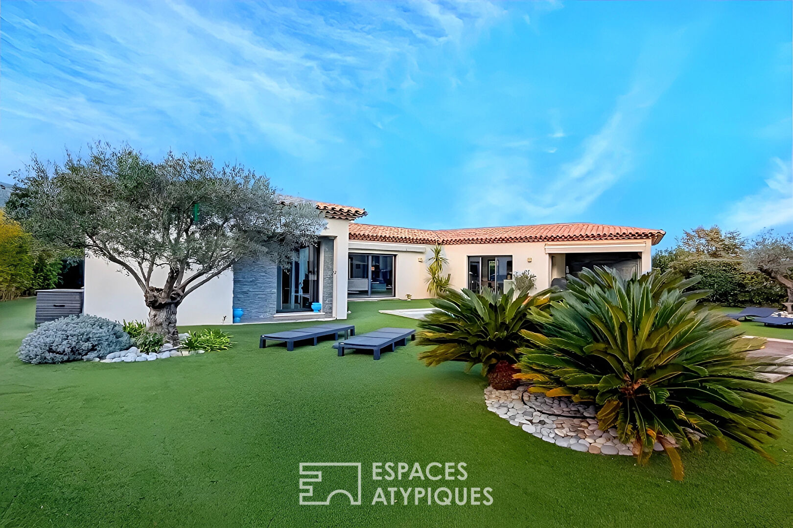 Villa contemporaine de plain pied